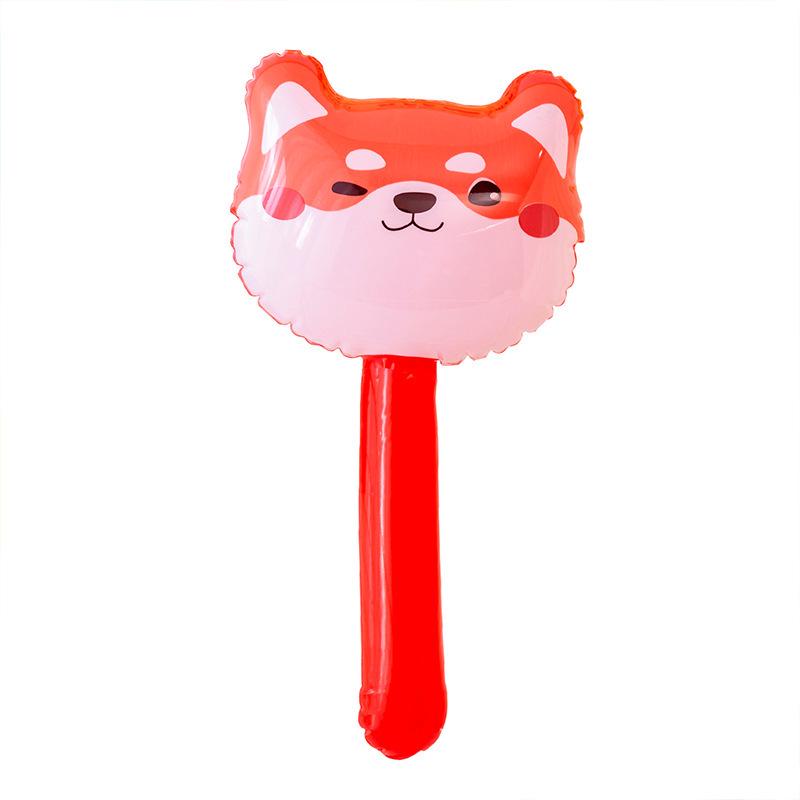 Children's Inflatable Cartoon Animal Hammer Toy with Bell - Small Size
