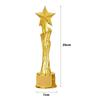 Crown Pentagram Competition Trophy Medal Golden Color Multi Size Pentagram Trophy Gold Color Souvenir Medals