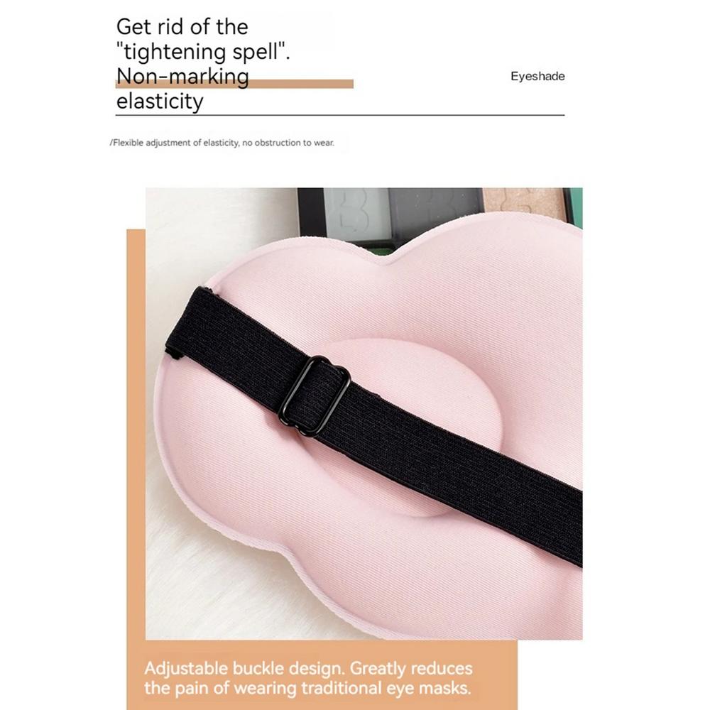 Blind Folds For Sleep Cloud Shape Foam Blind Folds For Sleep Multifunctional Ergonomic Sleep Cover With Adjustable Button For