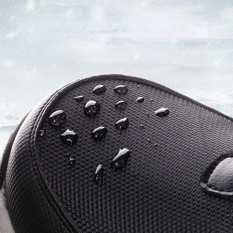 Winter Mens Short Boots Plus Plush Warm Waterproof Anti-skid Snow Boots Outdoor Casual Sports Skateboard Shoes for Men