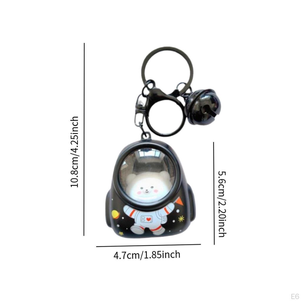 Keychain Keyring Atmosphere Key Rings Astronaut Kitten Decor Cute Claw Machine Couple Gift