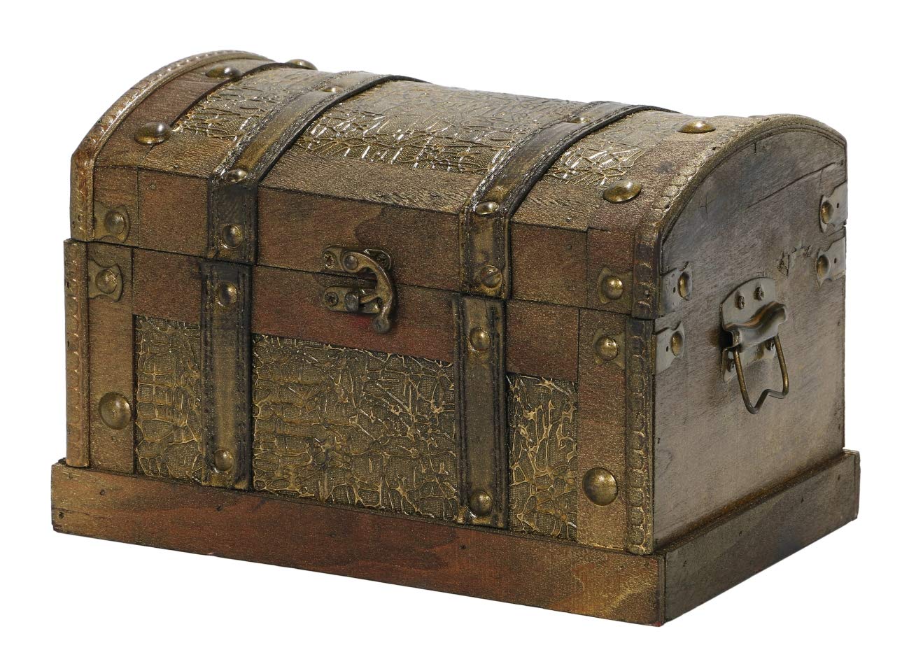 r_planning Старинный Деревянный Сундук для Сокровищ Ретро Винтажная Декоративная Шкатулка для Мелочей 5940₽