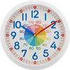 KX617W Clock Wall Clock Intellectual Education Analog White