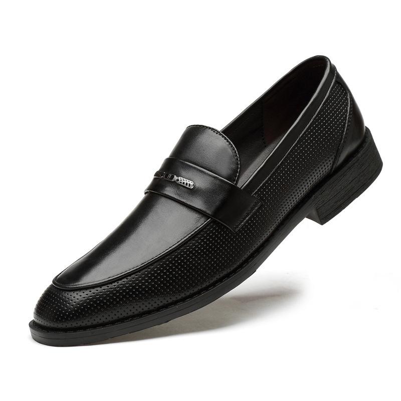 

Spring and autumn business casual leather shoes men s cowhide breathable soft sole men s work daily men s shoes 47