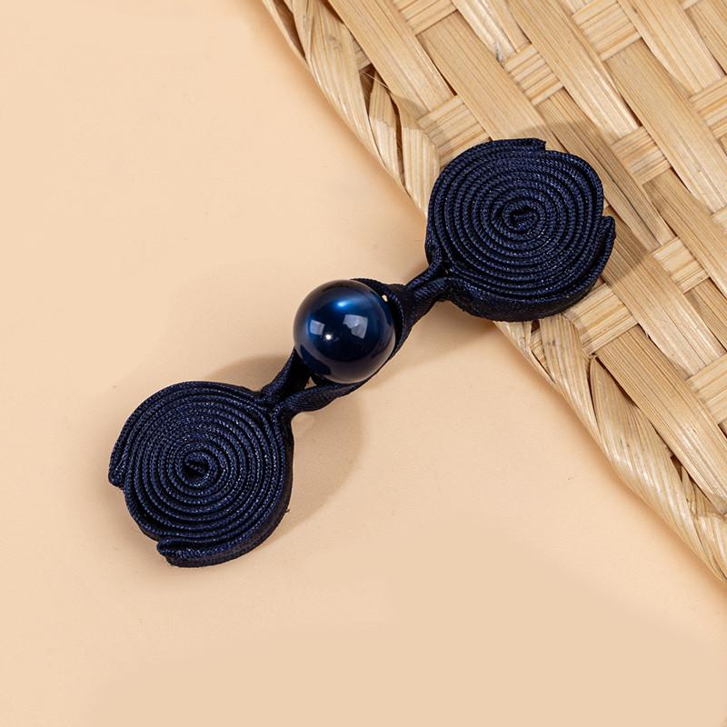 10pcs Jade Bead Flower Bud Frog Buttons Handmade Knot Closures for Qipao,Hanfu Tang Suit,Traditional Sew-On Garment Accessories