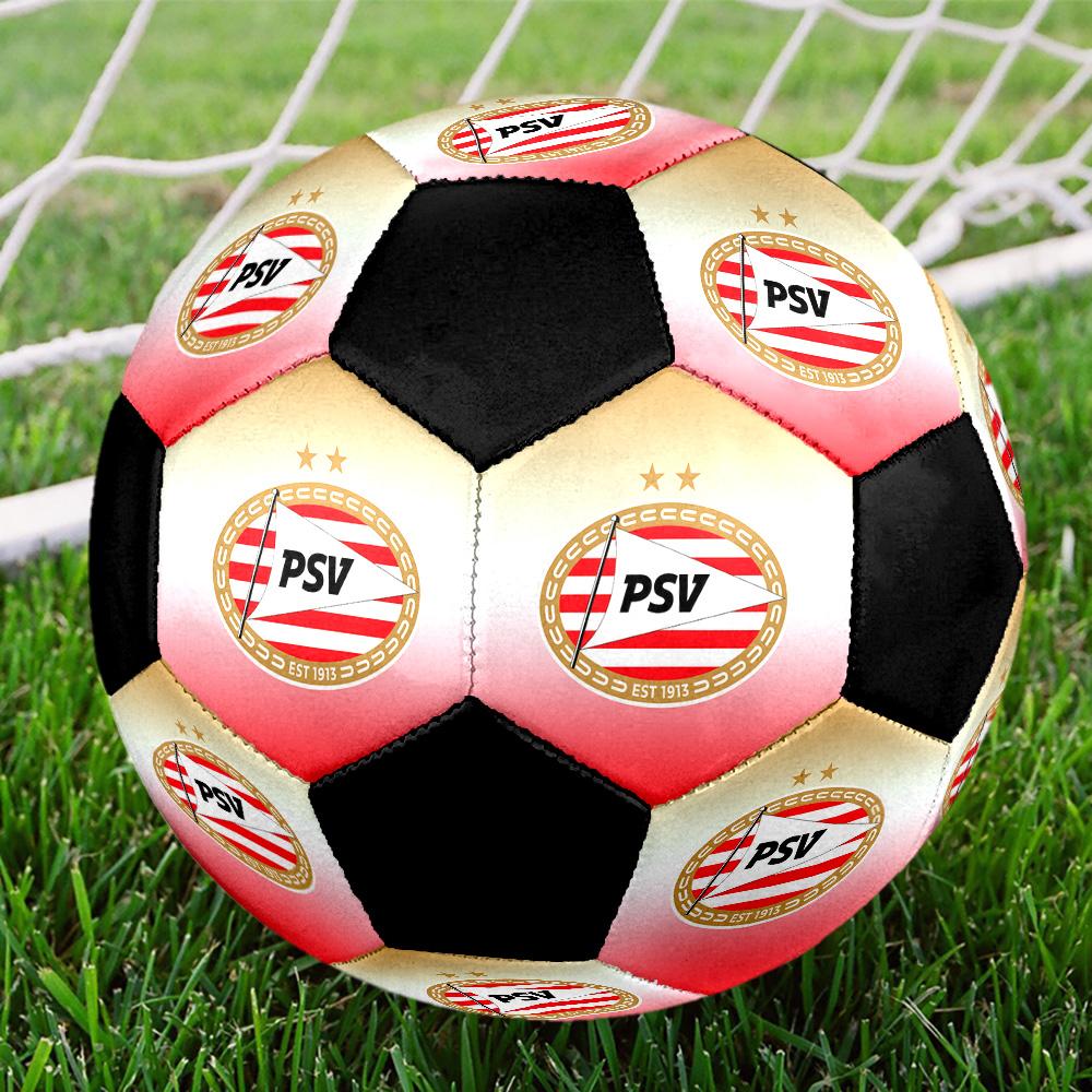 PSV Eindhoven Soccer Ball Colorful All Ages Machine Stitched PVC Competition Ready Durable High-Bounce.SIZE5