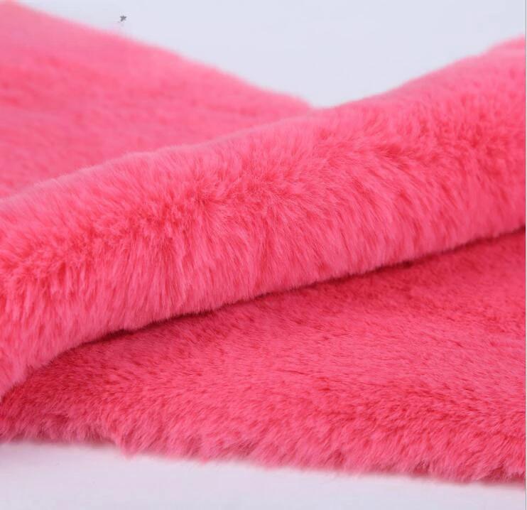 50x170cm Thickened Imitation Rabbit Plush Fabric Fur 2cm Soft Faux Fur Fabric DIY Collar Of Coat/Clothing Accessories/Scarves