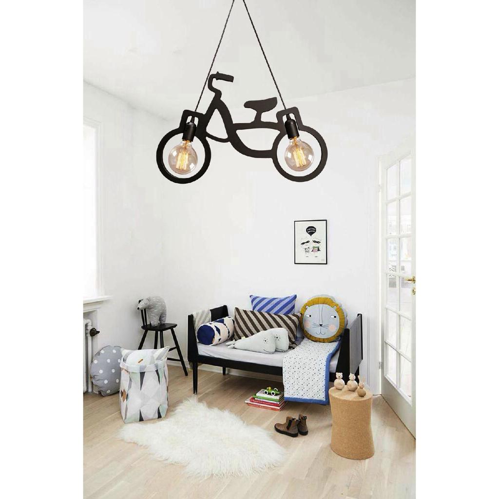 Candelabru stalactic pentru bicicletă din lemn, din lemn, negru, din lemn, de lux, rustic, modern, decorativ, candelabru pentru cameră pentru copii