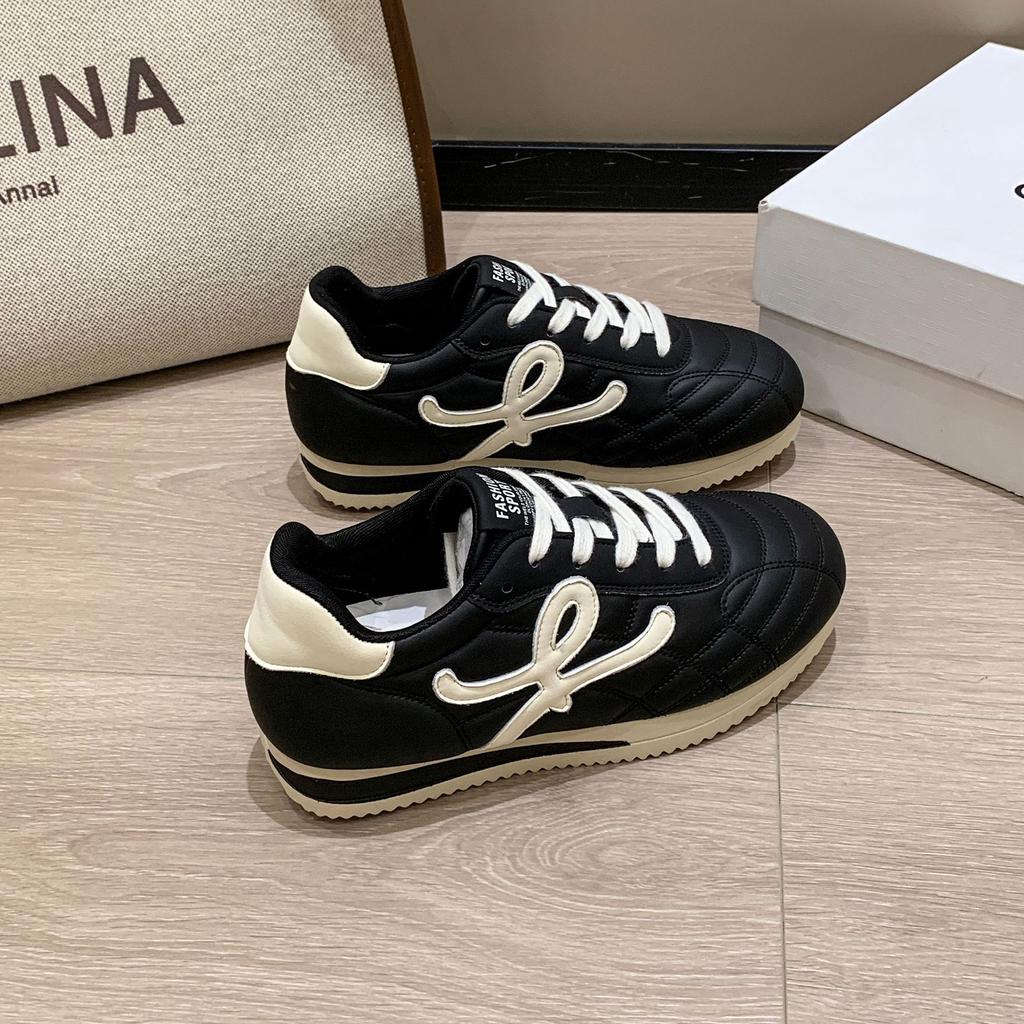 Retro German training shoes women's 2025 autumn new thick-soled versatile casual and lightweight Forrest Gump shoes popular height-increasing sports