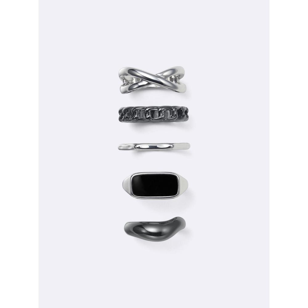 GU by Uniqlo Metal Ring Set 5p
