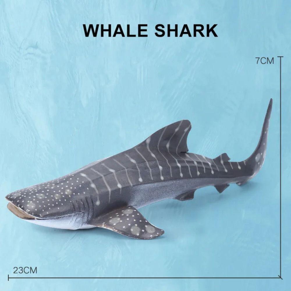 PVC Simulation Sea Life Shark Cachalot Ocean Action Figures Gift Whale Figurines