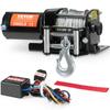 Elektrische Winde ATV UTV 3000 lbs Stahlseil IP55 Wasserdicht Kabelgebundene Steuerung
