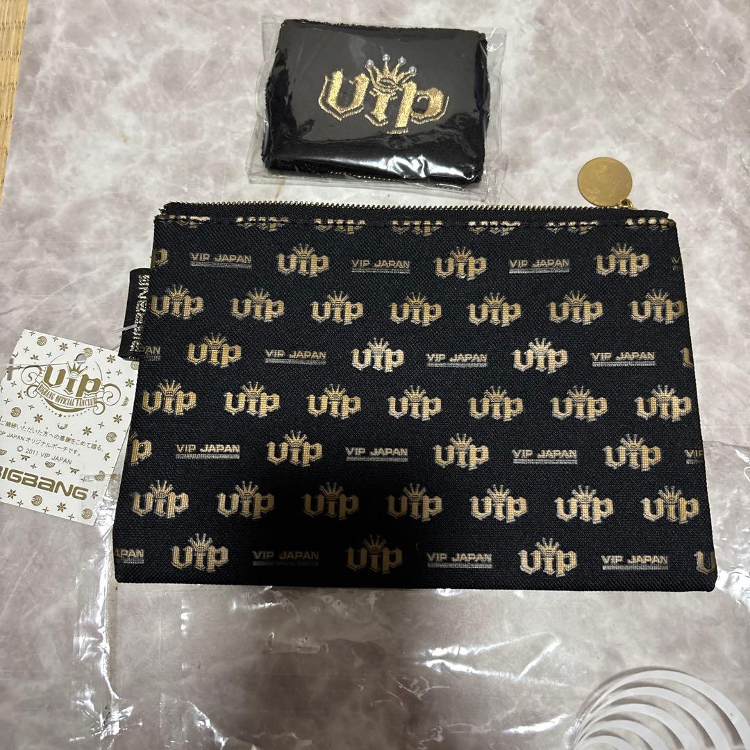 [Б/У] Косметичка с логотипом Big Bang VIP JAPAN Черная