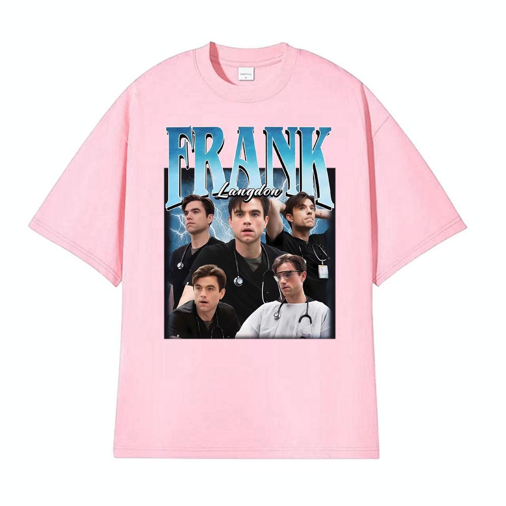 Dr Frank Langdon Print Tshirts Unisex Women Clothing Summer Fashion 100 Cotton T Shirts Oversized Loose Cotton Tshirt Streetwear
