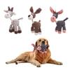 Stuffed Donkey Pet Dog Toy Bite Resistant Teeth Stuffed Toy with BB Bark