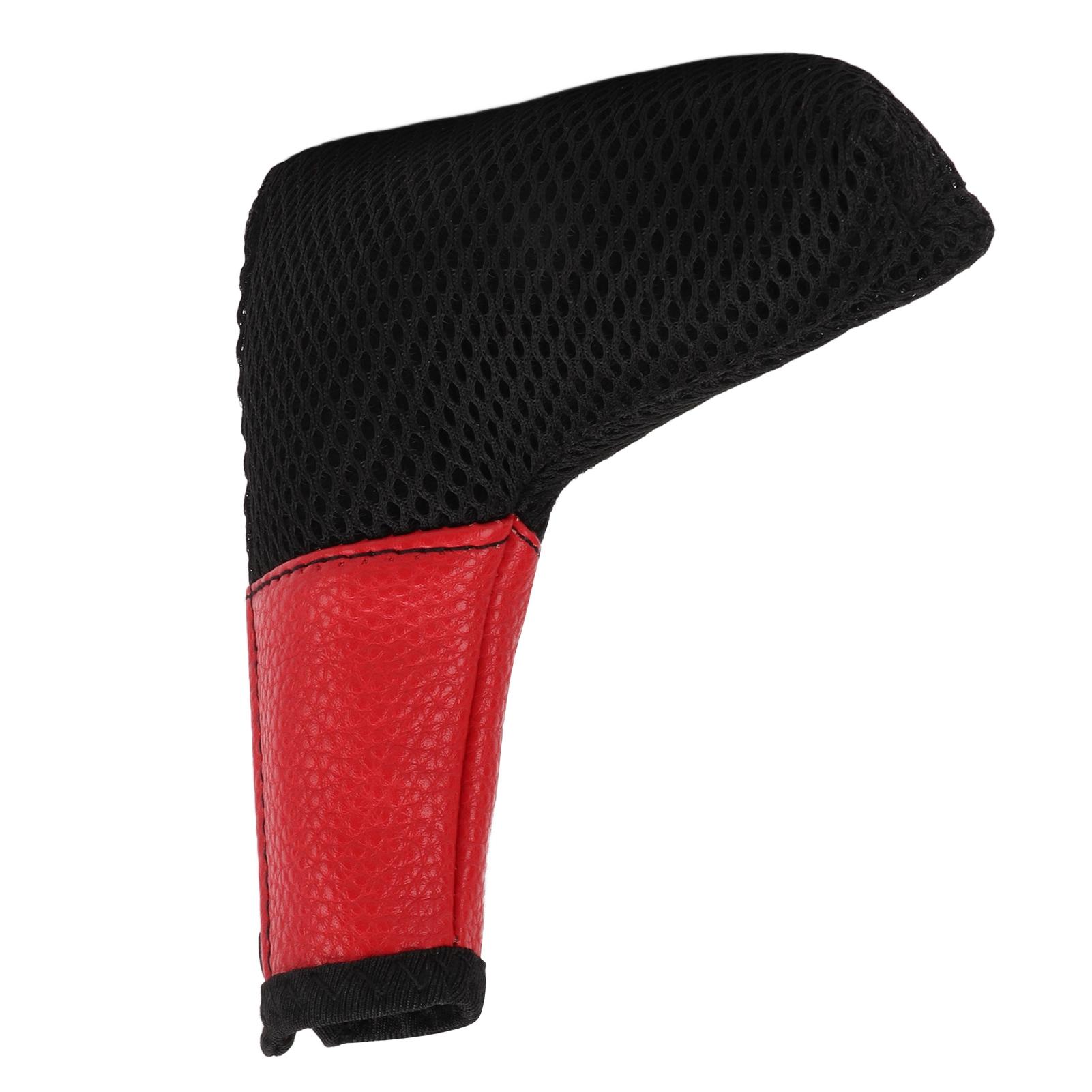 

L Shaped Mesh Head Cover Putter Headcover or Bag with Closure