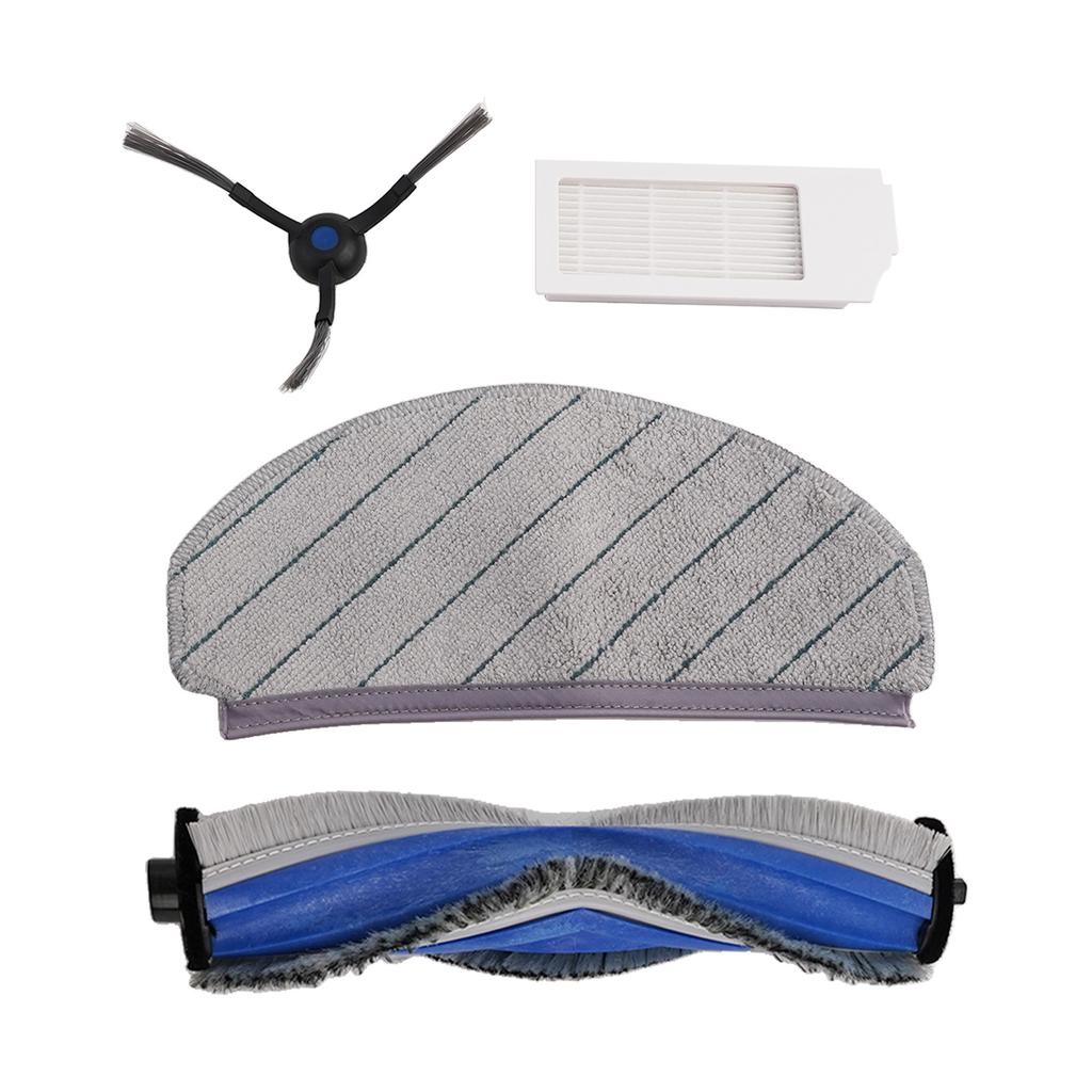 Main Side Brush Filter Mop Cloth Kit for ECOVACS for DEEBOT N20/N20 PLUS Vacuums