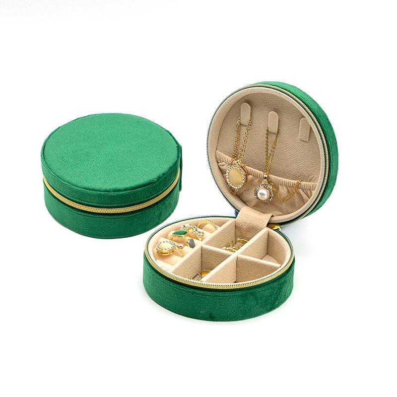 Минималистичная круглая подарочная коробка для украшений для ожерелий, колец и серег