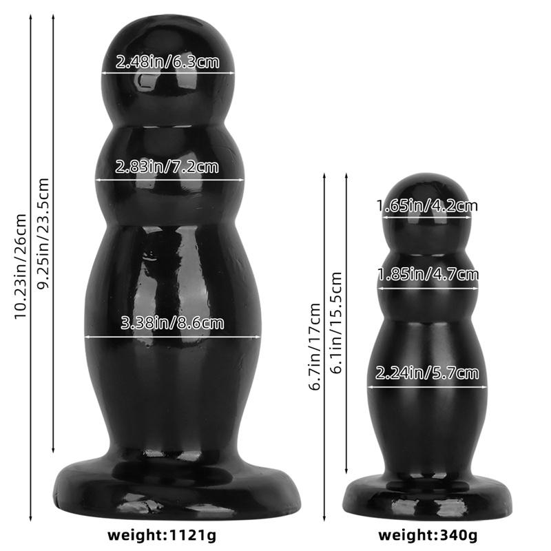 9cm Black Bella Anal Plug Giant Penis Anal Plug Fisting Supplies Extra Large Extra Large Extra Thick Adult Supplies