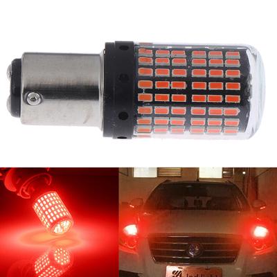 1 Τμχ 1157 LED Κόκκινο Canbus 3014 144-Smd Φλας Φως Φρένων Αυτοκινήτου Χωρίς Άναβοσβήσιμο