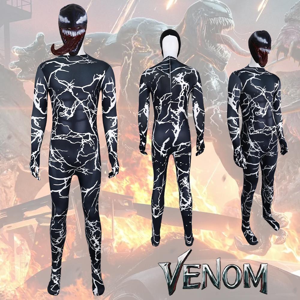 Venom Cosplay Kostüm für Kinder mit Polyesterstoff für Rollenspiele und Halloween