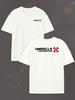 MenS Umbrella Corporation Print TShirt Summer Short Sleeve Casual Round Neck Tee with Front Back Logo Design