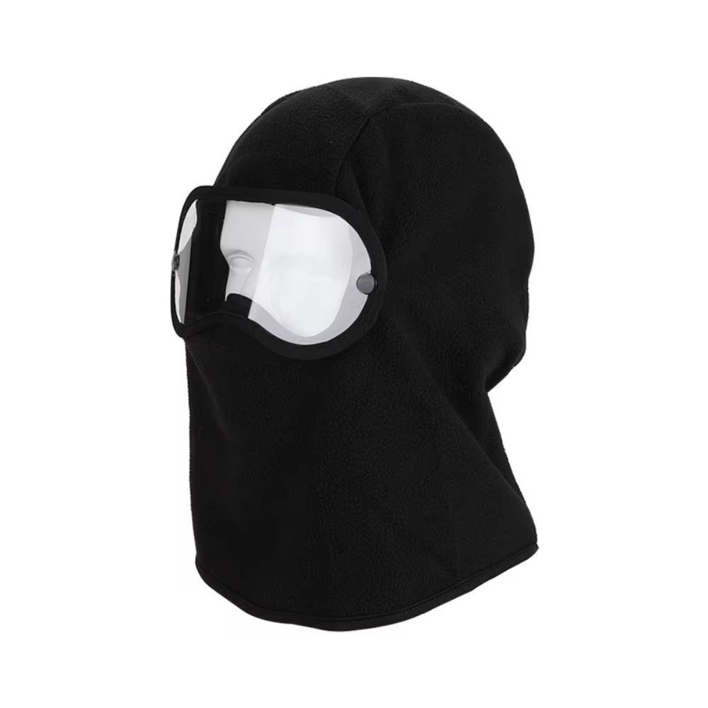 Windproof Fleece Balaclava Hat Warm Mask Hood Beanies Fashion Winter Cycling Goggles Hood  Autumn