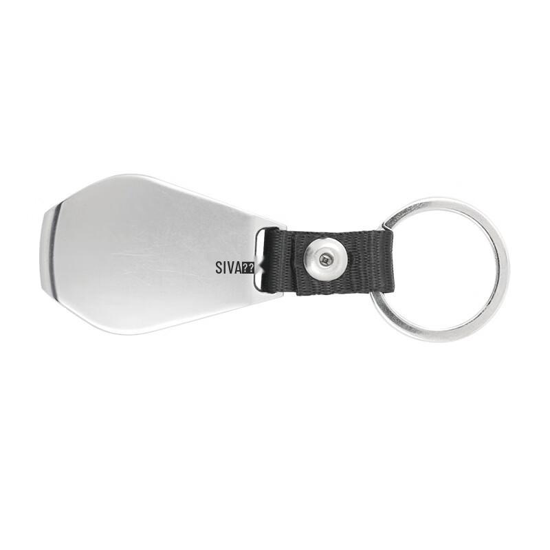 3-Pack Compass Keychain Carabiner