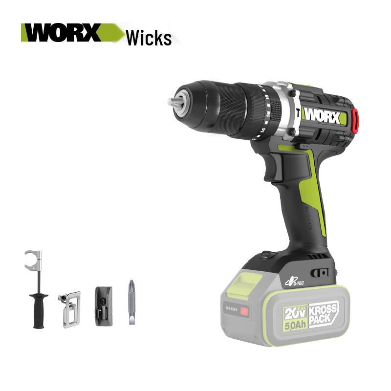 

WORX 20V 150Nm Brushless Impact Drill WU377 CN plug (adapter included)