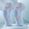 Sports Knee Pads Outdoor Knitted Meniscus Silicone Sheath for Men and Women Running Nylon Spring Support Knee Pads