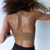 Sexy Racerback Sports Bra for Women, High-Intensity Shockproof, Tummy Control, Running, Fitness, Yoga Tank Top