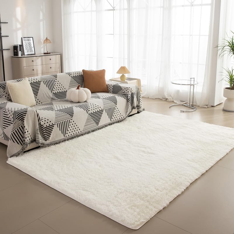 Tie-Dye Plush Carpet Living Room Room Decoration Carpet Soft Fluffy Children's Room Baby Crawling Mat Large Area Carpet