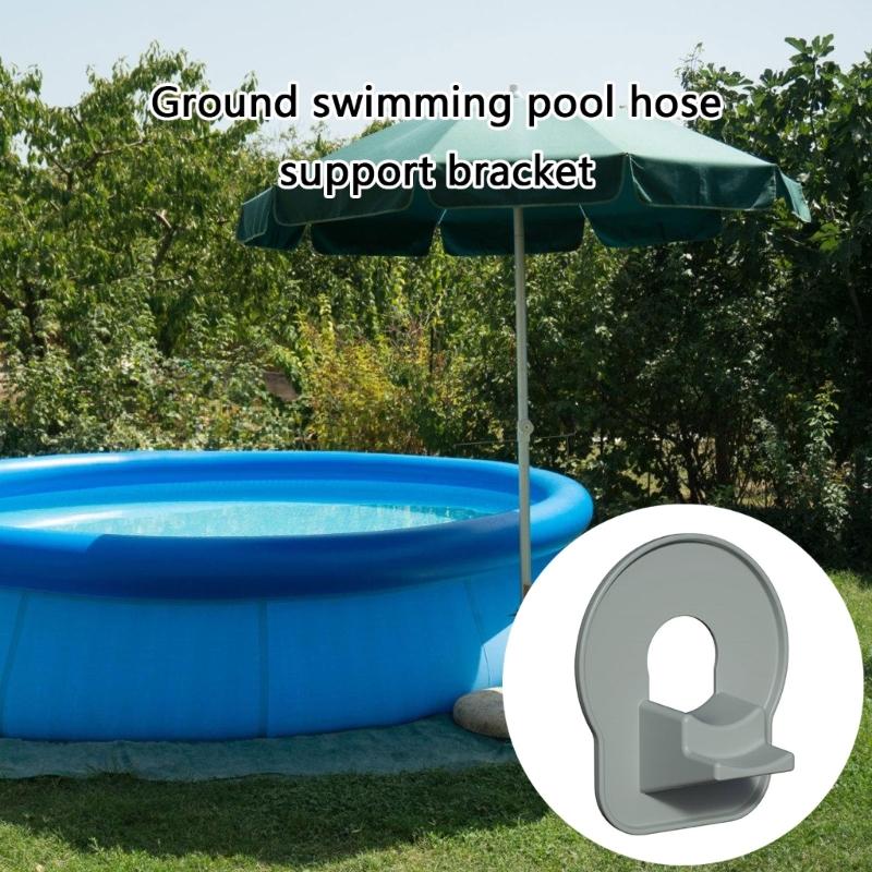 Swimming Pool Pipe Fixing Holder Above Ground Pool Hose Support Bracket With Adhesive Tape Pool Accessories Enduring