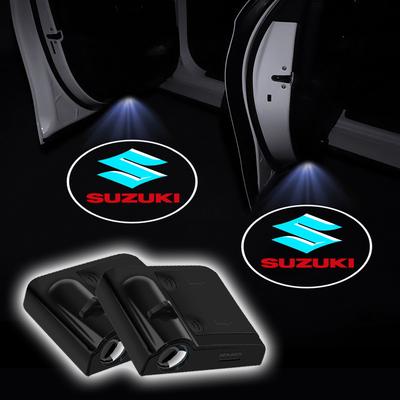 1/2Pcs Car Door Logo Light HD Laser Welcome Courtesy Lamp Accessories For Suzuki Swift Sport Jimny Grand Vitara Alto SX4 Samurai
