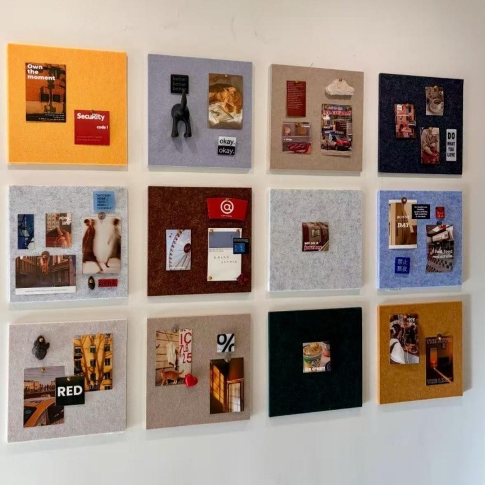 DIY Felt Board No-drill Message Board Gifts Photo Wall Display Sticker