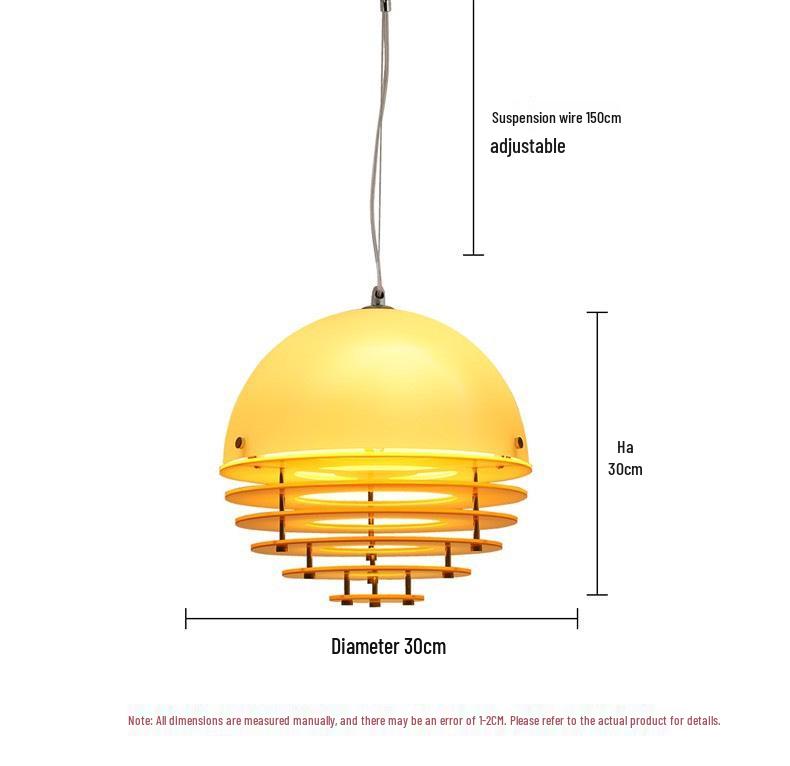 Vintage Cream Pendant Lamp - Ideal for Bedroom, Dining, Bar, or Island Counter