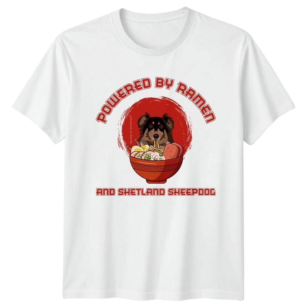 Powered By RaUnisex And Shetland TShirt Sheltie Dog Owner Dog Lovers S