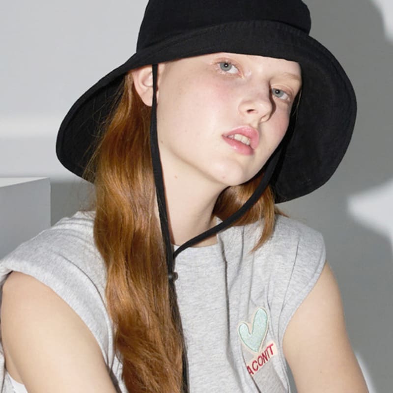 ACONTT OXFORD UNBALANCE BUCKET HAT_3COLOR