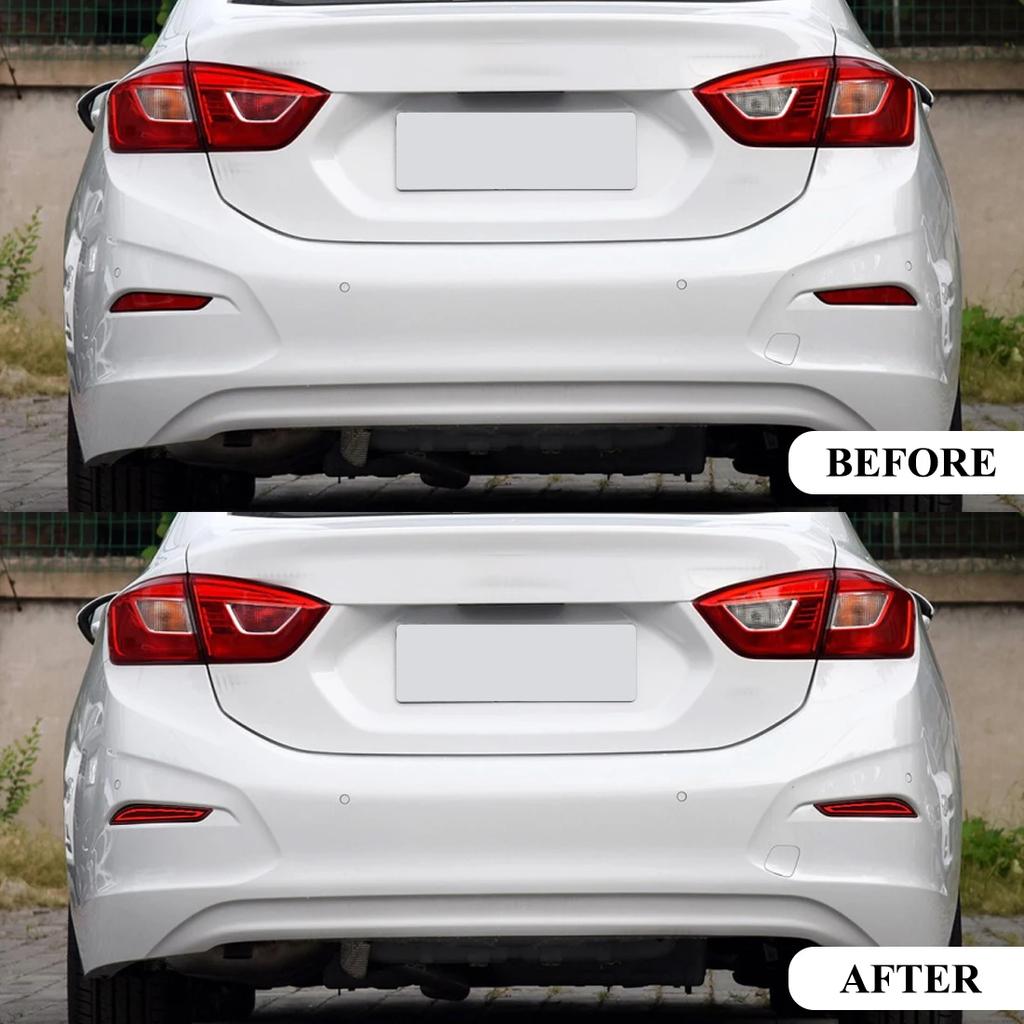 Per Chevrolet Cruze Luci Riflettenti LED paraurti Posteriore Auto Indicatori di Direzione Dinamici Luci di Frenata di Marcia Luci di Guida 12V