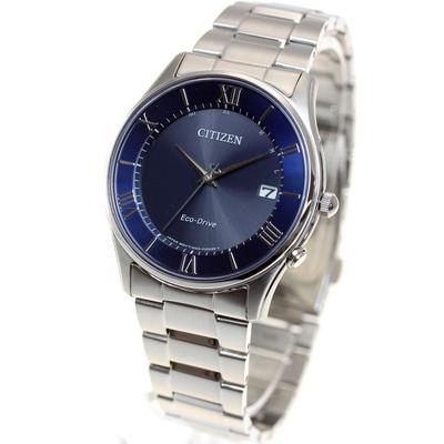 Citizen Collection Prosty w Regulacji Smukły Zegarek Eco-Drive Sterowany Radiowo, Typ, AS1060-54L, Męski