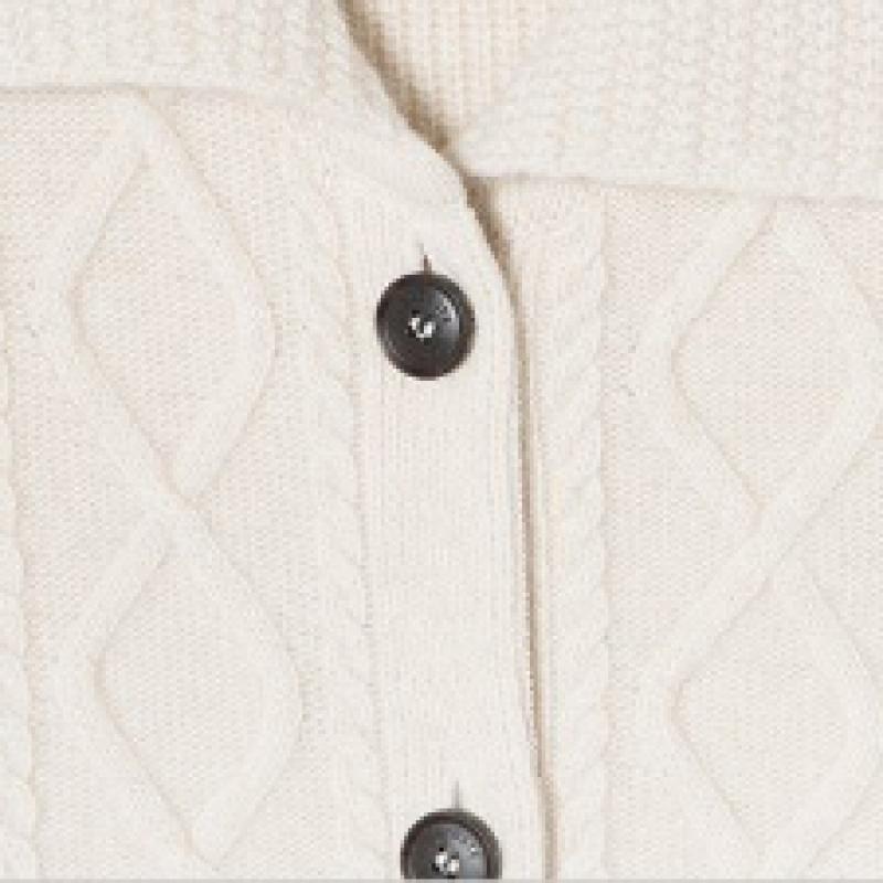 LacoSte Women S Cable Crop Cardigan Af779e 54n Xfj