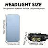 USB Rechargeable Headlamp Flashlight 6LED Hands-Free Magnetic Work Light with Power Display for Outdoor & Indoor Use