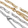 10pc 5pc Stainless Steel Semi-finished Bracelet Frame Chain with Adjustable EXtension Chain Lobster Clasp for DIY Jewelry Making