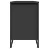 Vidaxl Szafka Na Buty, Czarna, 90X38X61,5 Cm, Materiał Drewnopochodny