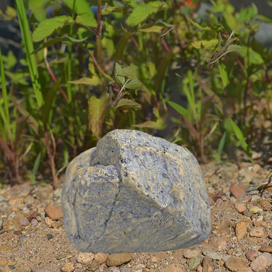 Garden Fake Stone Key Hider Storage Box Outdoor Yard Lawn Simulated Rock Resin Statue Decoration House Spare Key Secret Holder Container