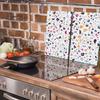 Glass Cutting Board 2X 30X52 Pattern