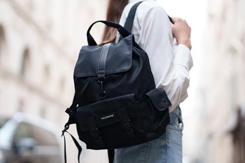 Moleskine Backpack (Small), Black, ET23TLEGBKSBK, Fits 13-inch Laptop, Business Backpack, Town Backpack