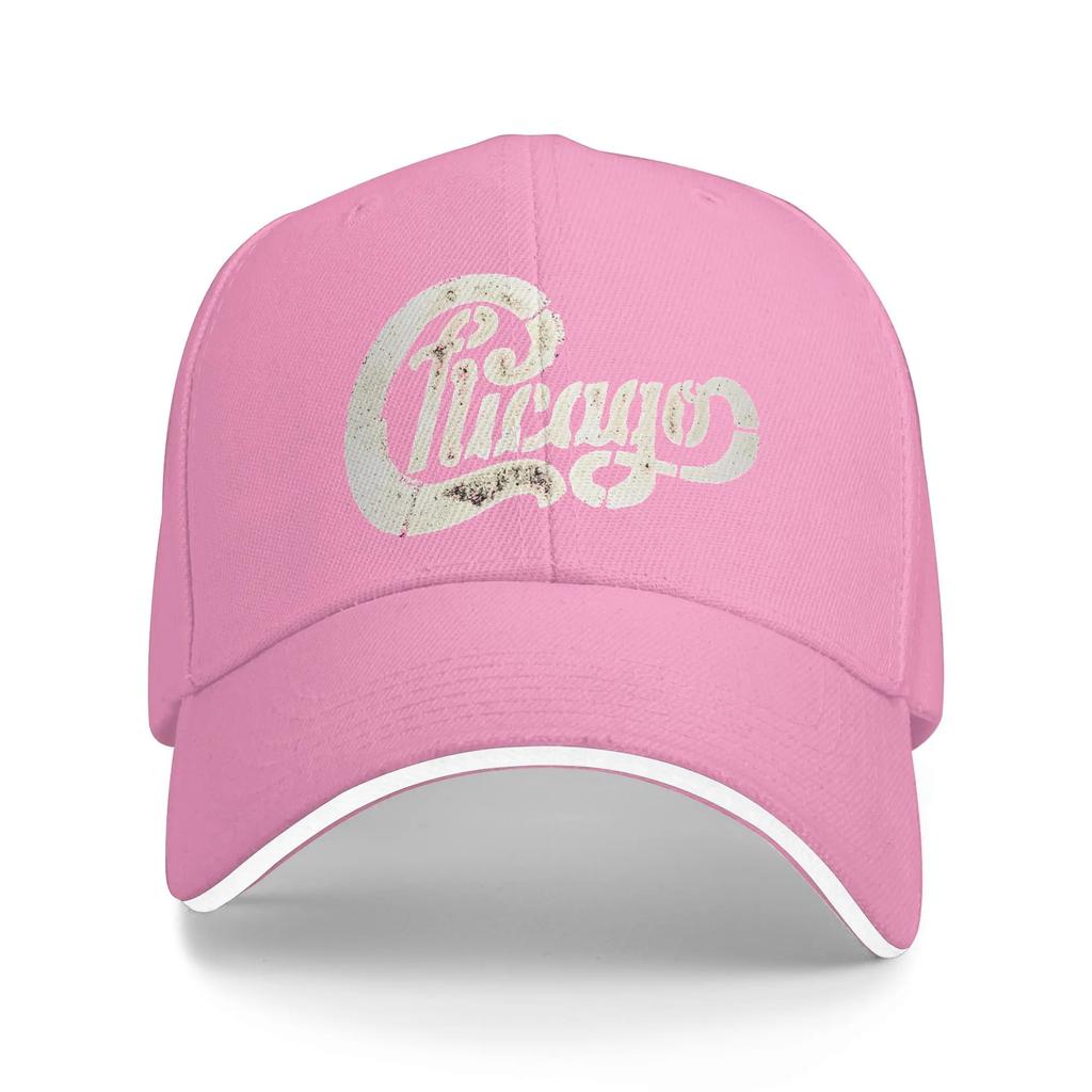 Unisex Chicago Band Rock Band Music Hats Trendy Baseball Cap Sun Hat Golf Headewear Adjustable Fit