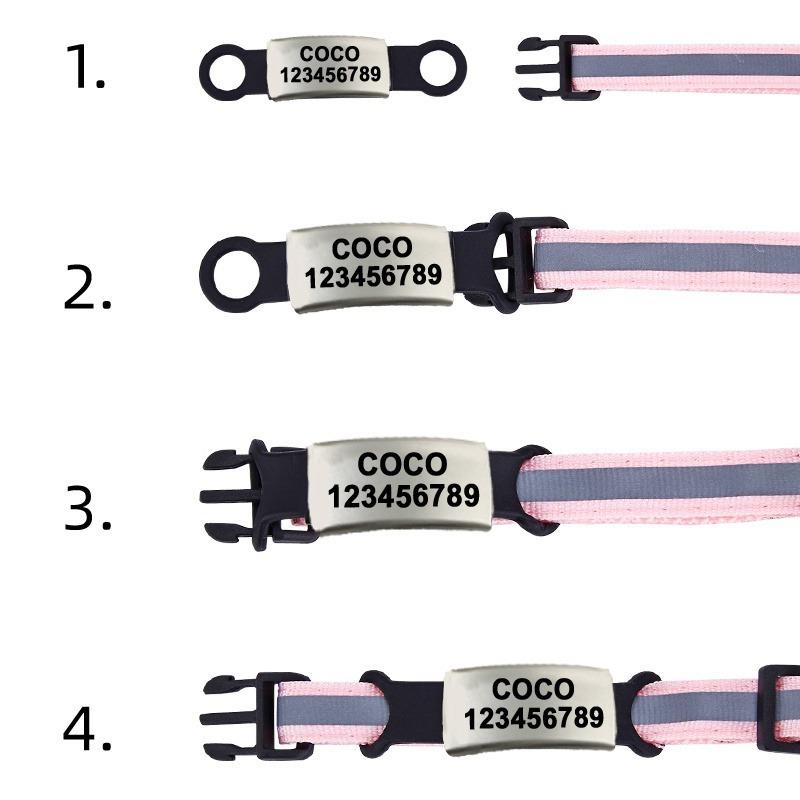 Engraved Pet ID Tag - Dog & Cat Collar Accessories