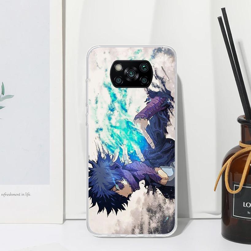 My Hero Dabi Bnha Phone Case For Xiaomi Poco X7 X6 X5 M7 M8 Pro F7 Ultra Redmi 15C 15 13C 13 12C 12 10 10C 10A Art Fundas Poco X